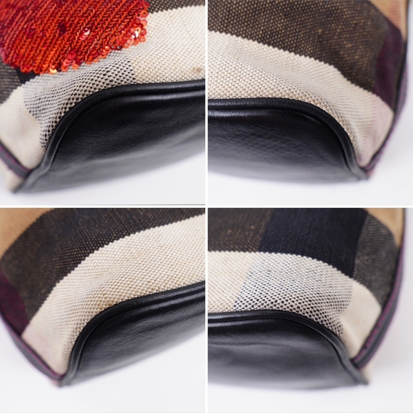 AT04โค๏ธ Burberry Ashby Bucket Bag Multiple colors Cloth - Picture 12 of 15